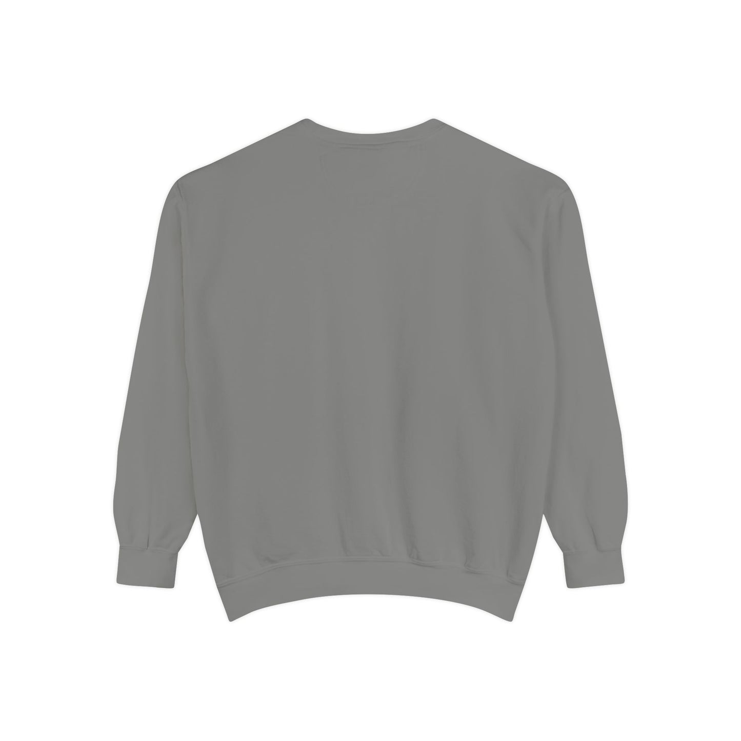 Garment-Dyed Sweatshirt with Vintage Crest Design - Cozy Fashion for All, Perfect for Gift Giving, Casual Wear, Everyday Comfort